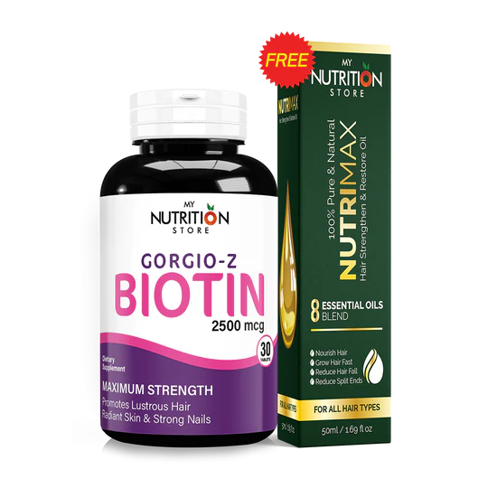 Buy Gorgio-Z-Biotin & Get Free NutriMax Oil